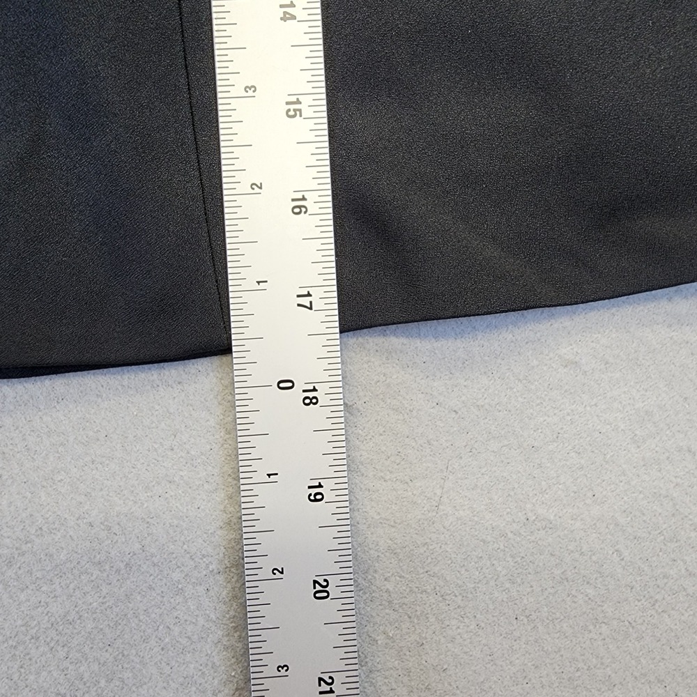 J. Crew Black Mini Skirt Career Professional Stretch Lined Style 03394 SP14 10 - Picture 10 of 10